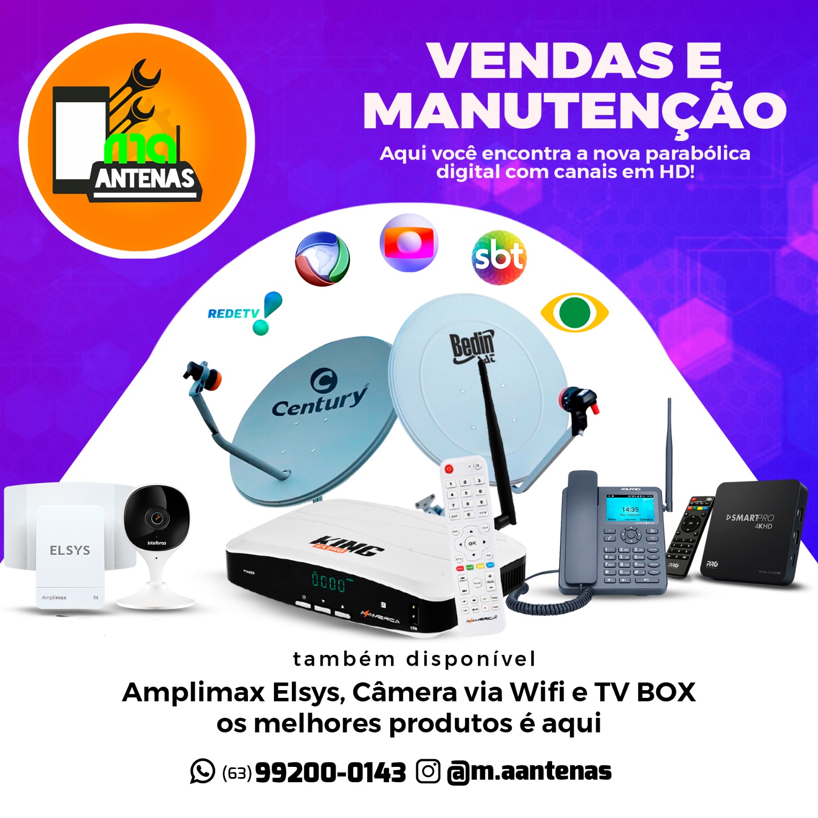 Logo M.A ANTENAS
