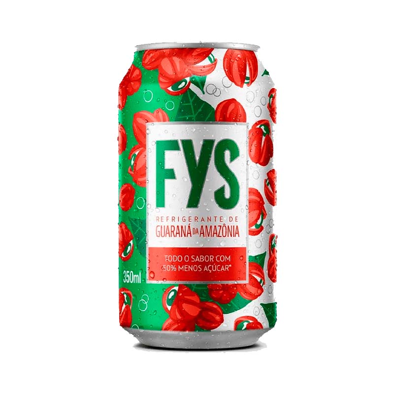 REFRIGERANTE FYS LATA 350ML GUARANA AMAZONI